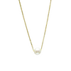 10kt gold 18" Floating Pearl necklace