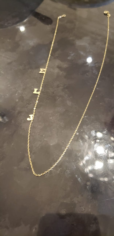 Triple Initial Necklace