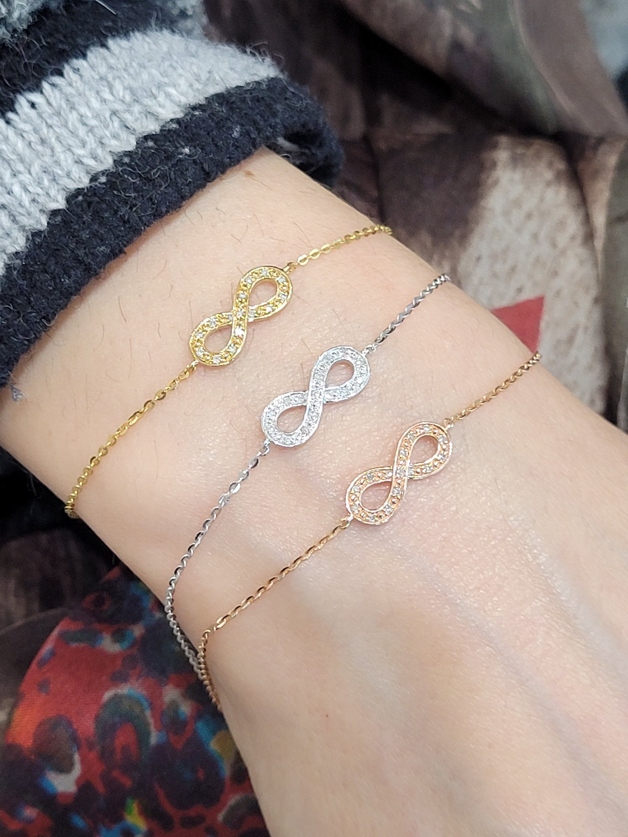 Diamond Infinity Bracelet