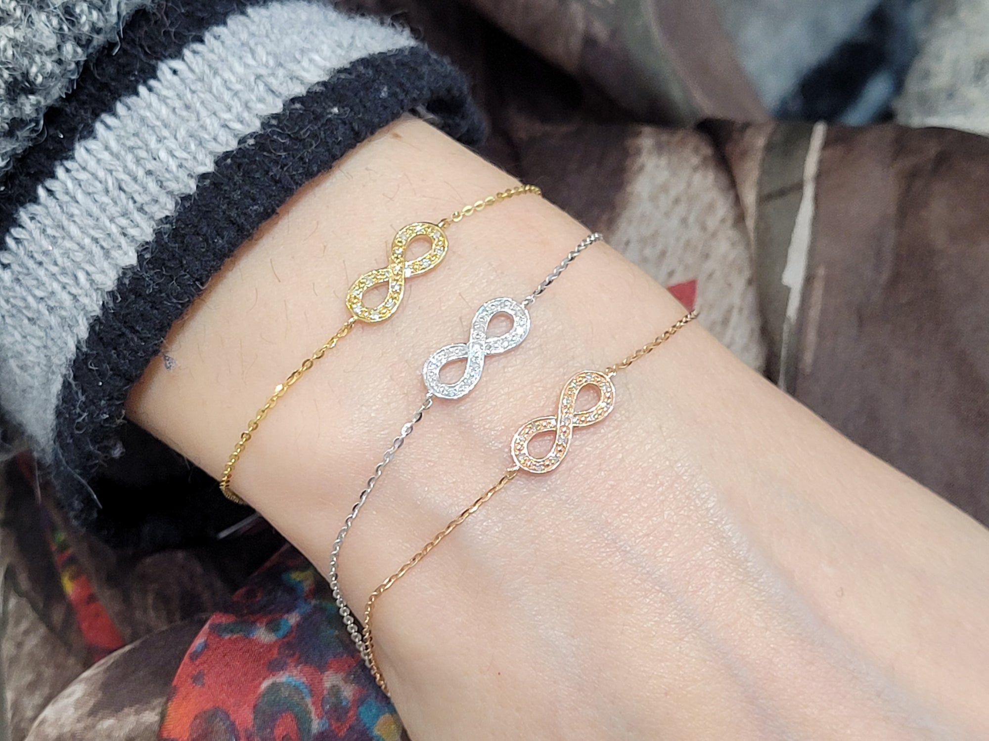 Diamond Infinity Bracelet