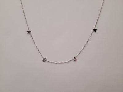 Multi Initial Necklace (4 or more Letters)