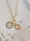 Turquoise Big Sun Charm