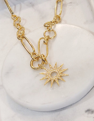 Glorious Goddess Sun Charm