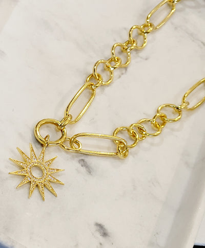 Glorious Goddess Sun Charm