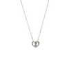 10kt Gold Heart Shape Infinity Necklace