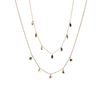 10kt Gold Oval Droplet Necklace