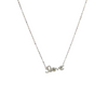 Mini Diamond Cursive Love necklace