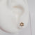 14kt CZ Star of David Screwback studs