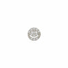 SKINNY SILVER HAPPY FACE CHARM (WHITE)