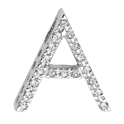 14kt Diamond Block Initials