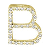 14kt Diamond Block Initials