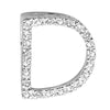 14kt Diamond Block Initials