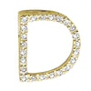 14kt Diamond Block Initials