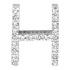 14kt Diamond Block Initials