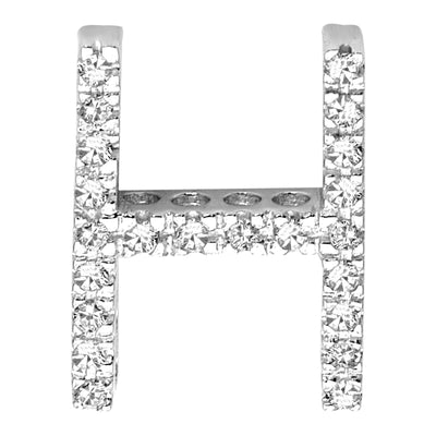 14kt Diamond Block Initials