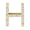 14kt Diamond Block Initials