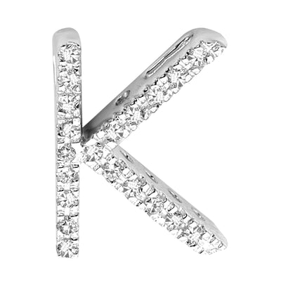 14kt Diamond Block Initials