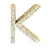 14kt Diamond Block Initials