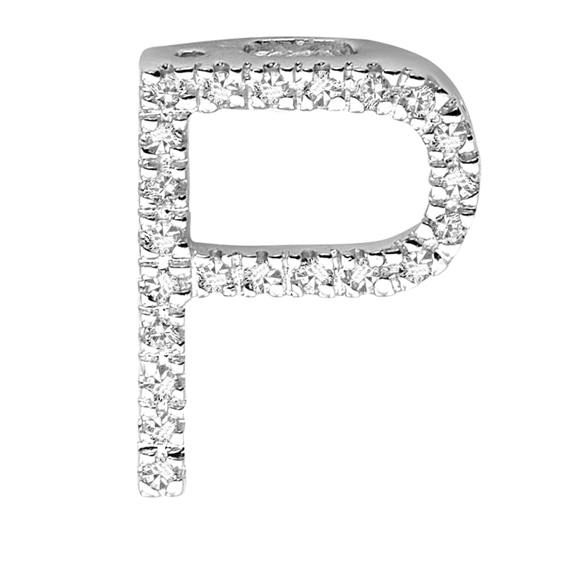 14kt Diamond Block Initials