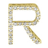 14kt Diamond Block Initials