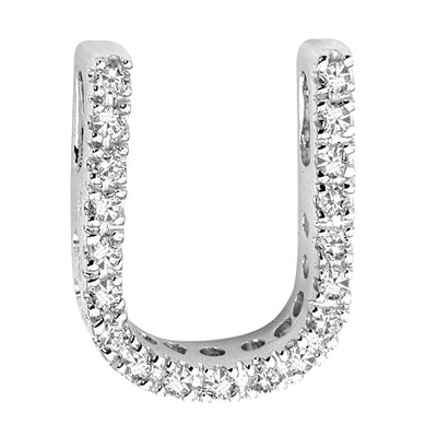 14kt Diamond Block Initials