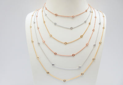 Miss Mimi Classic Diamonds by the Yard Necklace