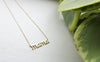 Sterling Silver Cursive Mama Necklace