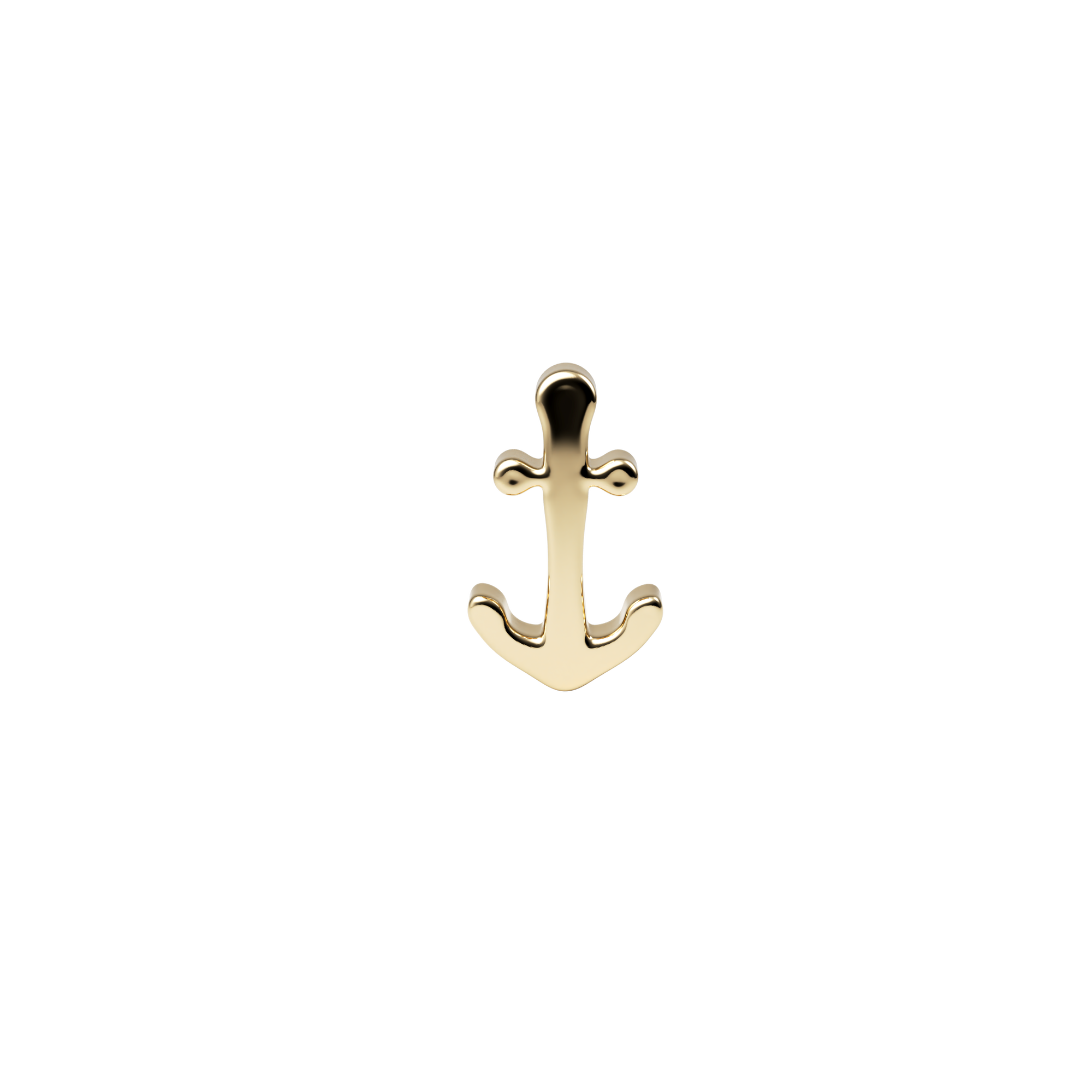 SKINNY ANCHOR CHARM (YELLOW)