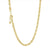 Miss Mimi Small Flat Coffee Bean Chain - Gold/Silver