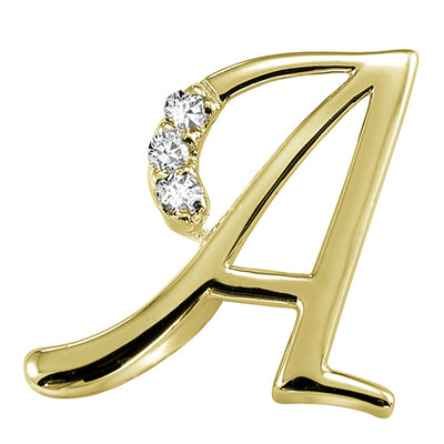 14kt Mini Diamond Initials