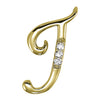 14kt Mini Diamond Initials