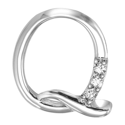 14kt Mini Diamond Initials