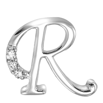 14kt Mini Diamond Initials