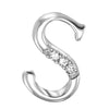 14kt Mini Diamond Initials