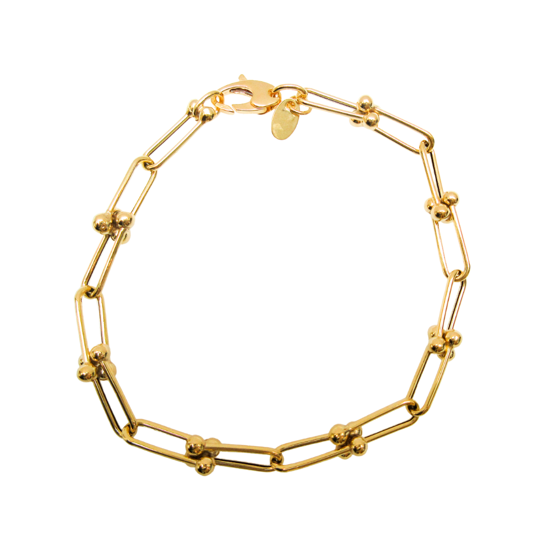 Tiffany HardWear Small Link Bracelet in Yellow Gold