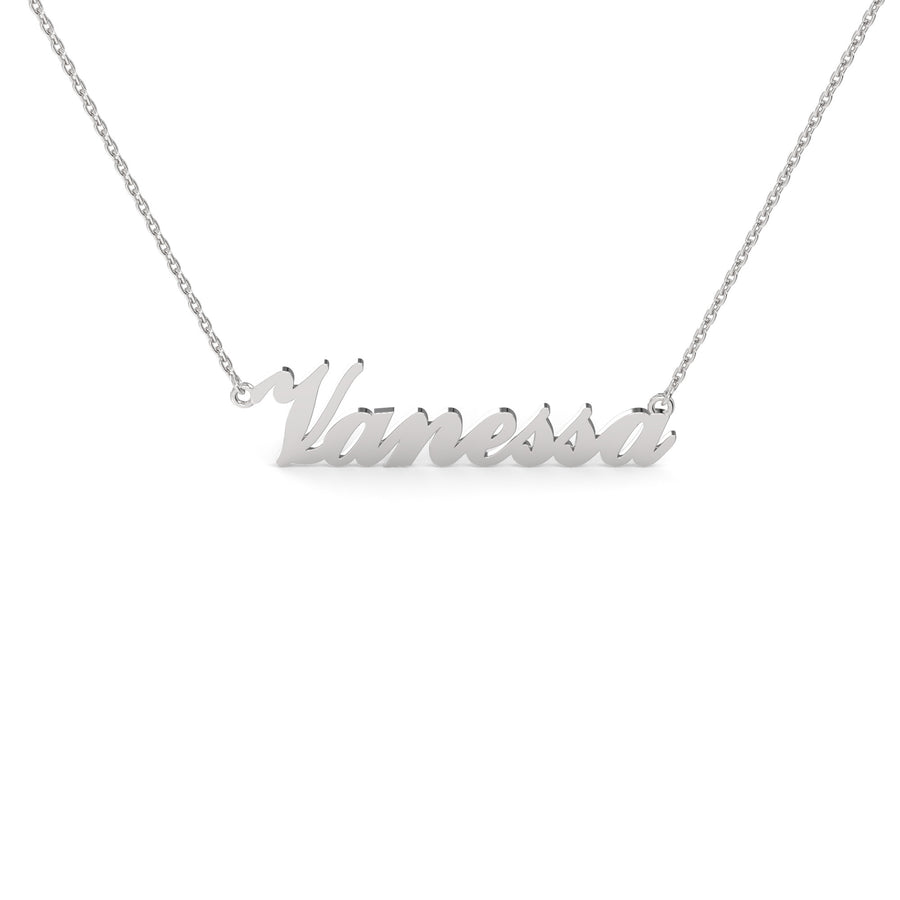 Vanessa sales name necklace