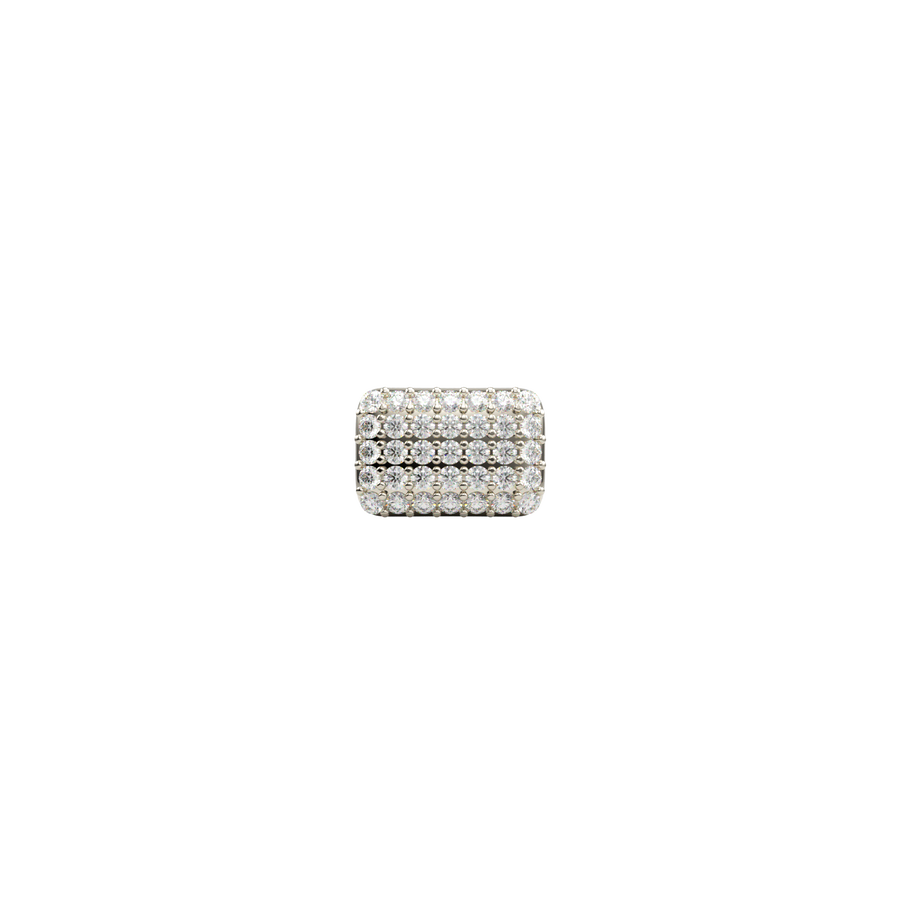 PAVE SKINNY PILLOW CHARM(WHITE)