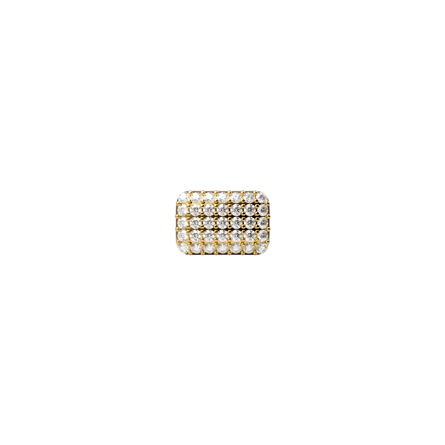 PAVE SKINNY PILLOW CHARM(YELLOW)