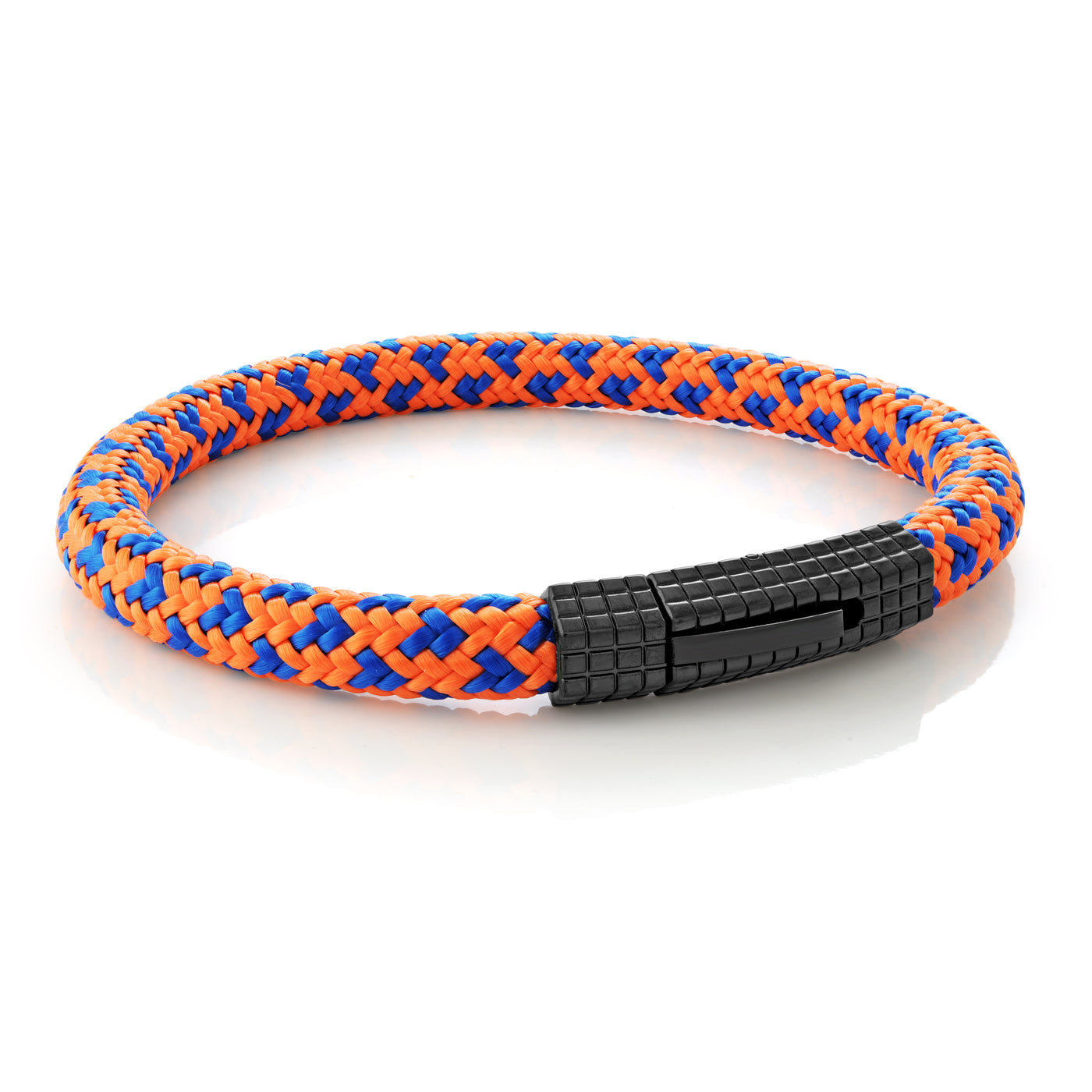 Italgem Blue and Orange Paracord Bracelet