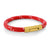 Italgem Red and White Paracord Bracelet