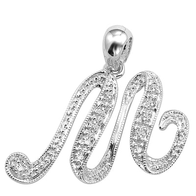 14kt gold Mini Diamond Script initials