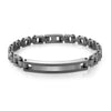 Italgem 8mm ID Rolex Bike Link Bracelet - Gunmetal