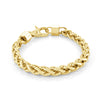 Italgem 8mm Wheat Link Bracelet - Gold