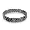 Italgem Ion Plated Stainless Steel Bracelet - Gunmetal