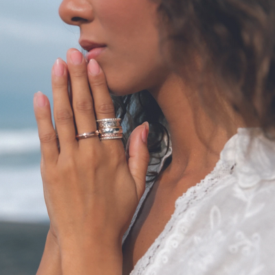 NAMASTE Meditation Ring