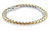 Italgem 7.7mm Curb Link Bracelet - Half Silver/Half Gold
