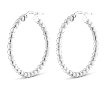 Miss Mimi Large Beaded Hoops