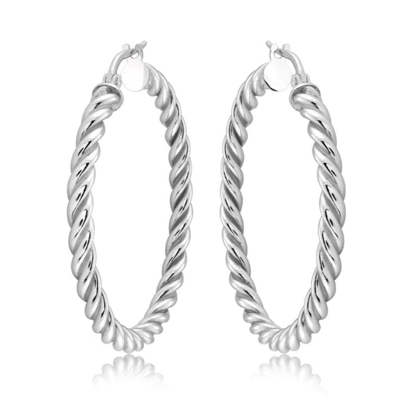 Miss Mimi Medium Twist Hoops