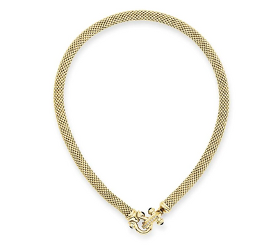 Miss Mimi Equestrian Mesh Necklace