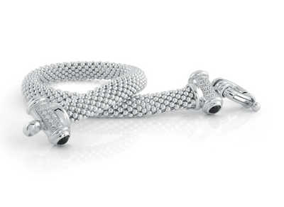 Miss Mimi Mesh Bracelet with Round Buckle